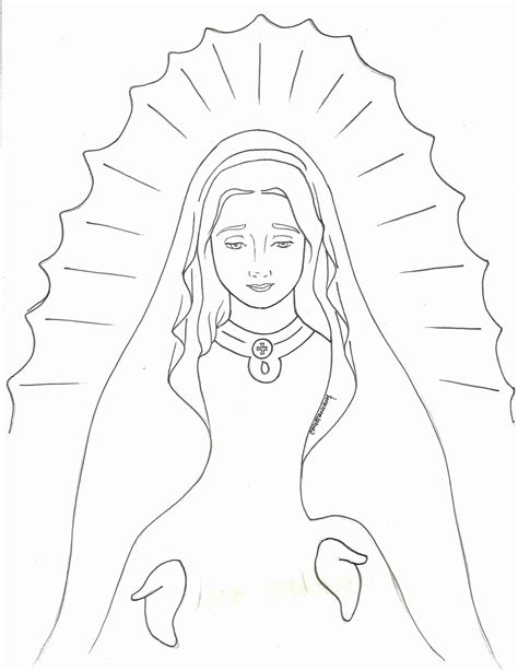 dibujos de virgenes|Como dibujar a La Virgen Maria .